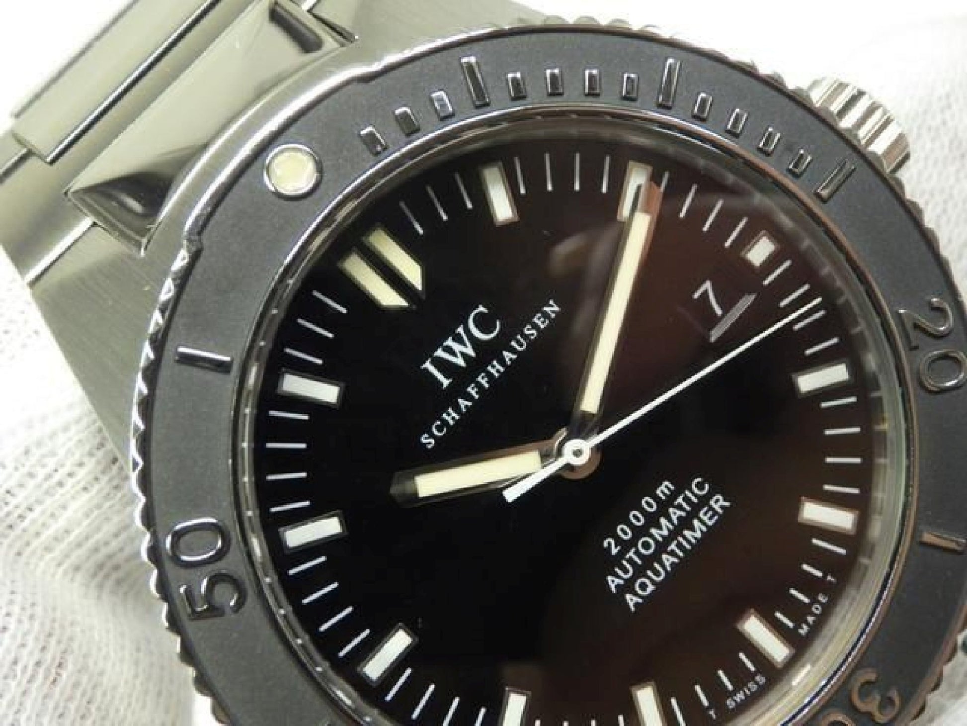 IWC GST Aquatimer roestvrij staal 3536-002 fish Crown Heren 193346073 hannari-shop