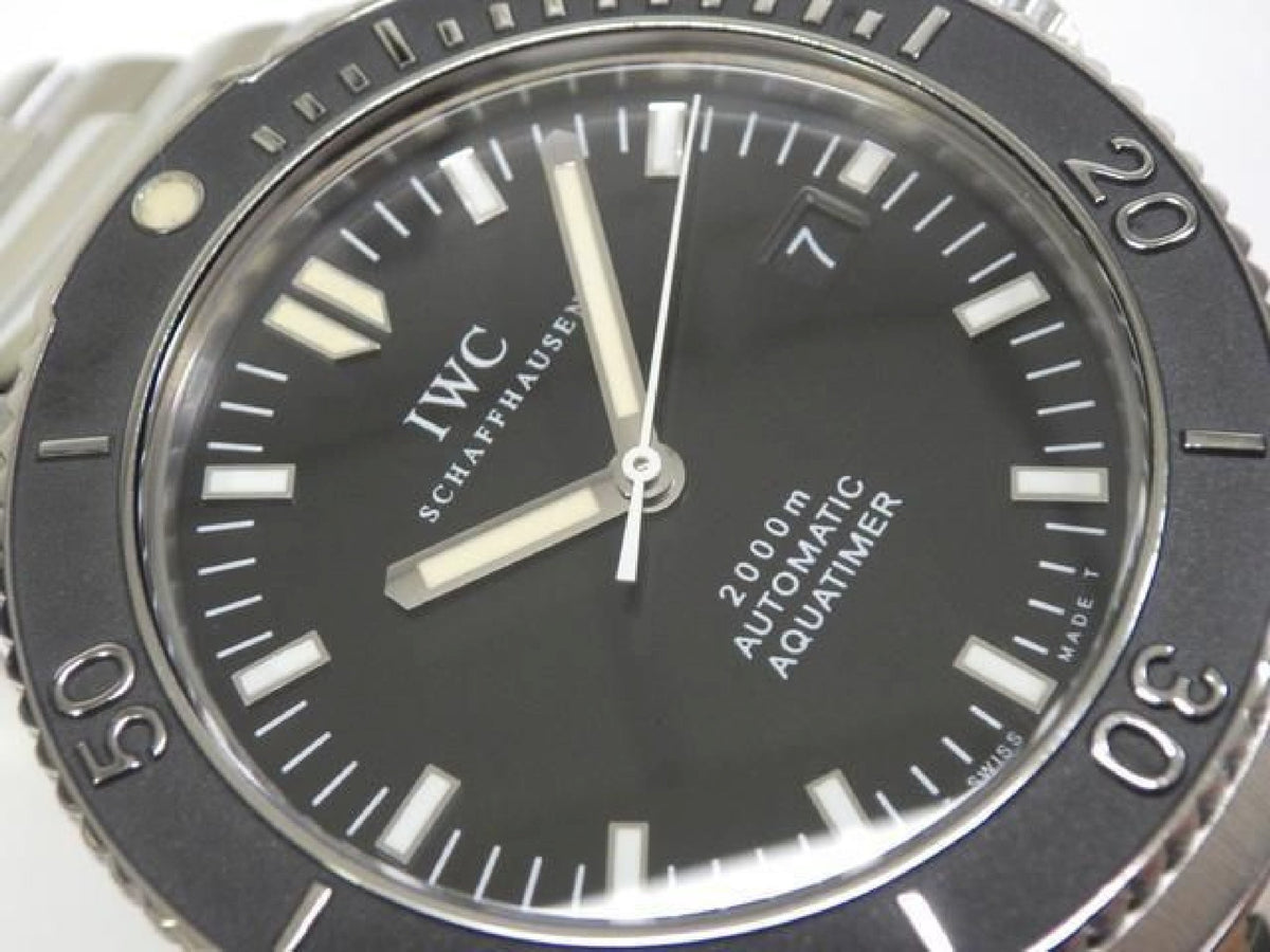 IWC GST Aquatimer roestvrij staal 3536-002 fish Crown Heren 193346073 hannari-shop