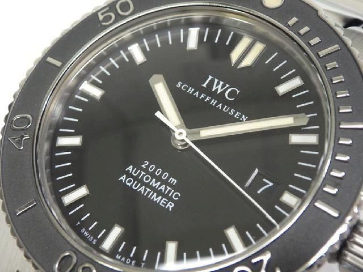 IWC GST Aquatimer roestvrij staal 3536-002 fish Crown Heren 193346073 hannari-shop