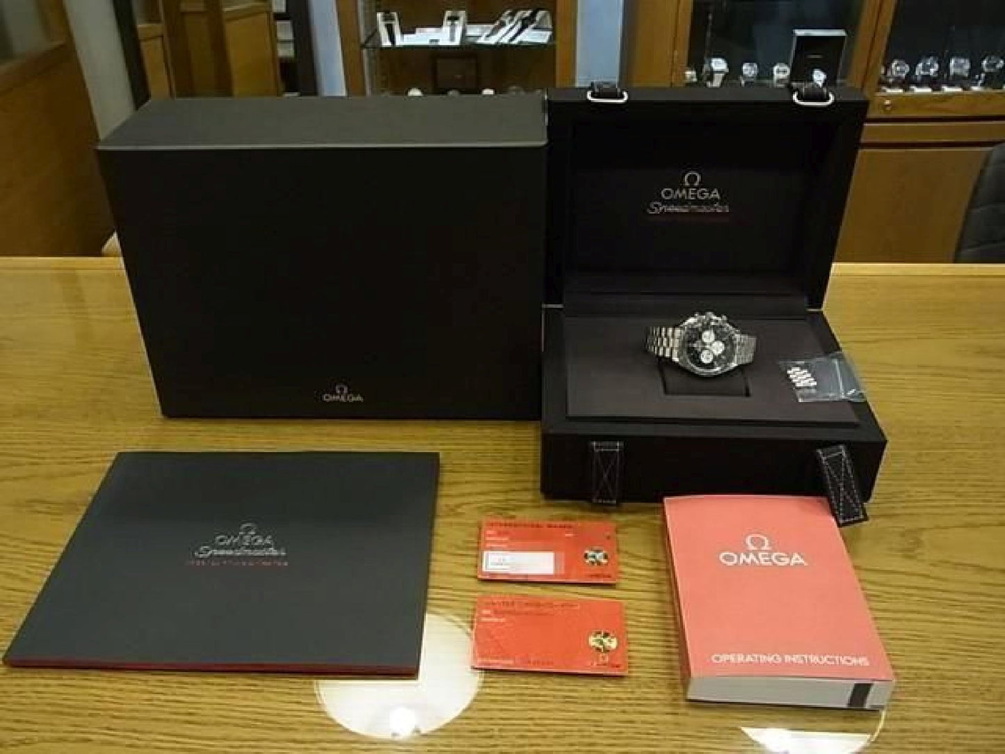 OMEGA Speedmaster moon watch Professional black Mens 193349503 hannari-shop