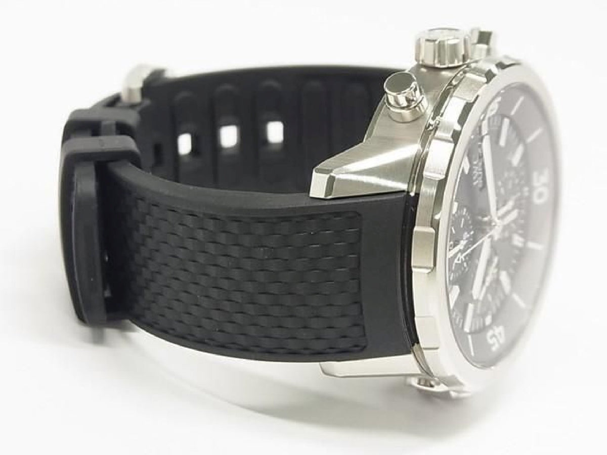 IWC Aquatimer Chronograph zwarte IW376803 authentieke armband heren 193350077 hannari-shop