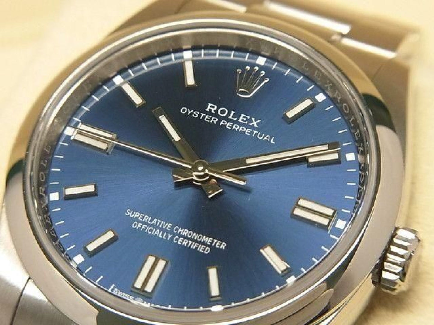 ROLEX Oyster PERPETUAL 36 blue Dial 126000 '24 purchased Mens 193372596 hannari-shop