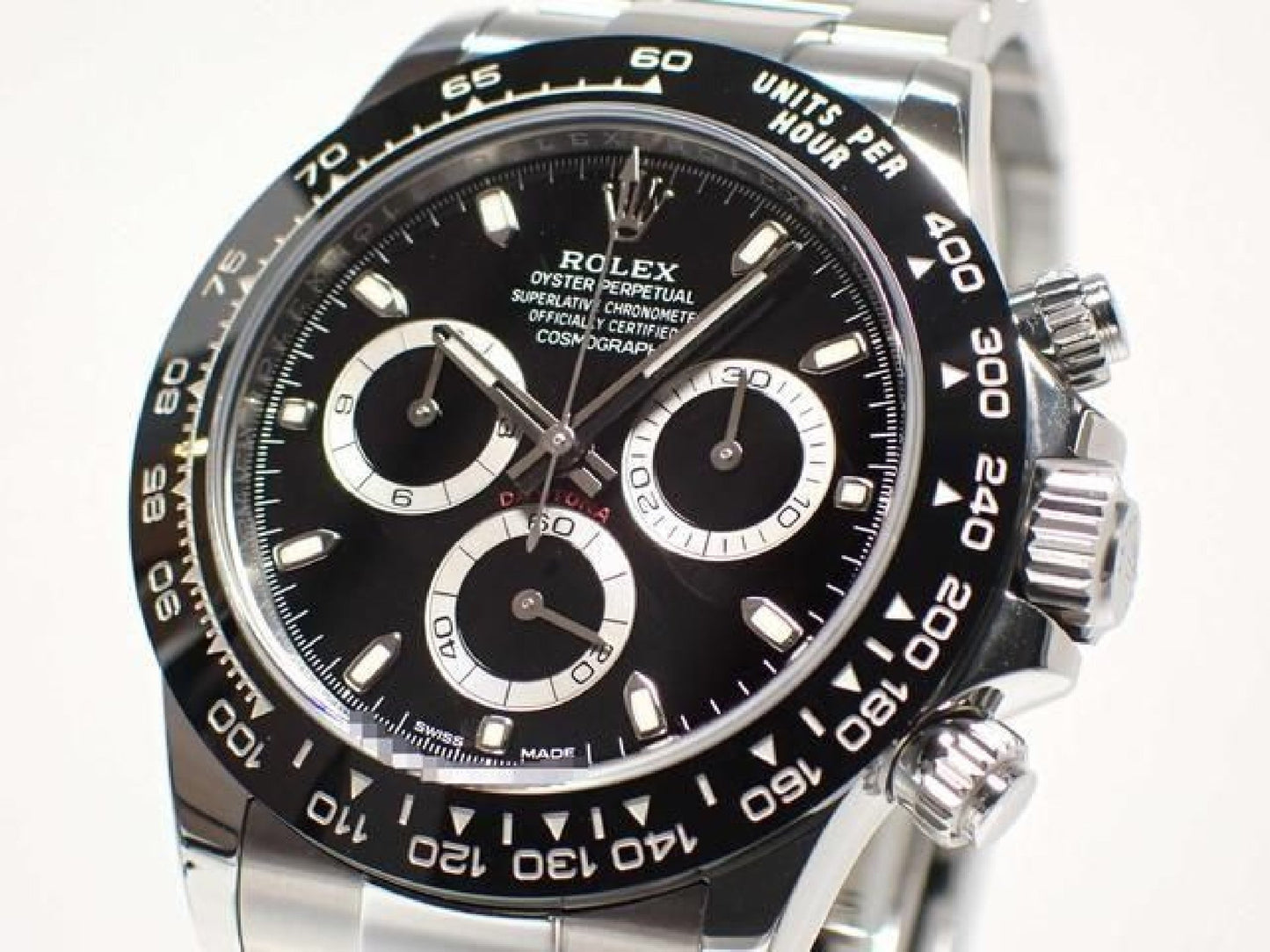 ROLEX Daytona black Dial 116500LN '19 Mens 193382937 hannari-shop