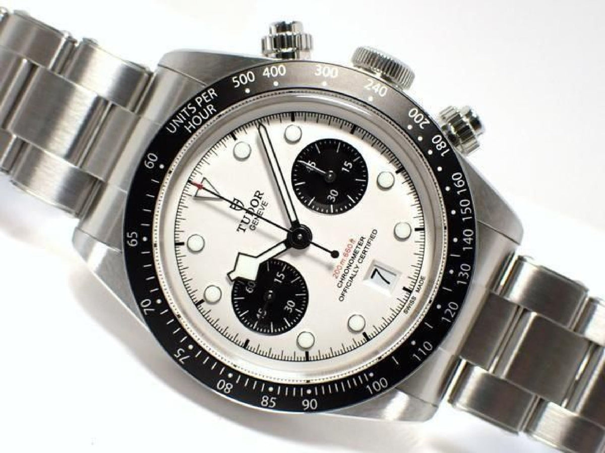TUDOR Black Bay Chrono Opaline x black 79360N new buckle '25 Mens 193484008 hannari-shop