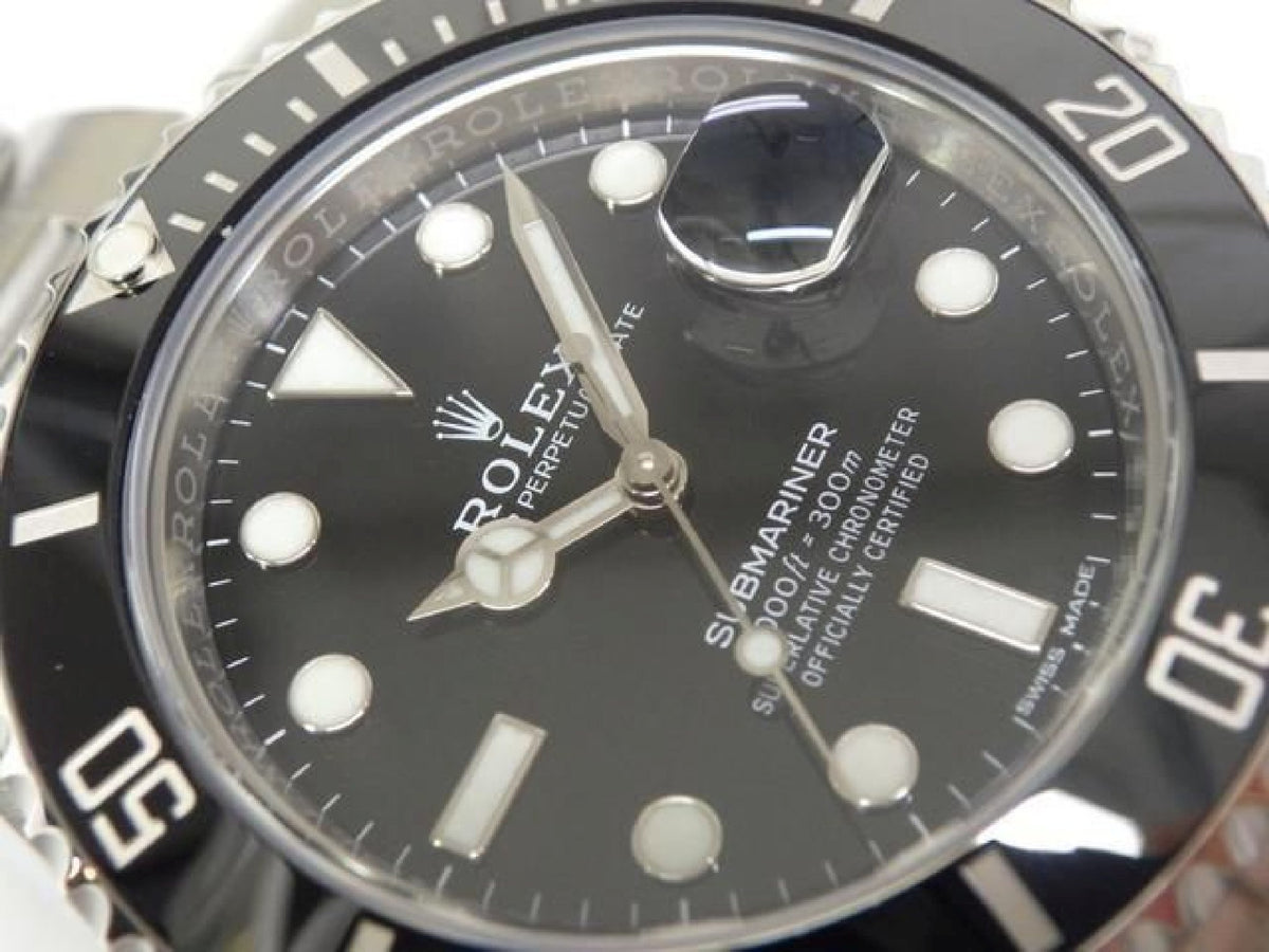 ROLEX Submariner date 116610LN '17 purchased Genuine goods Mens 193487576 hannari-shop