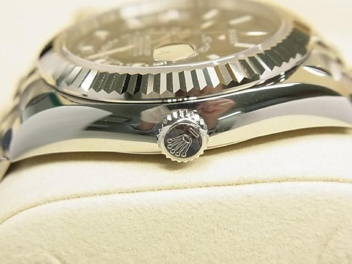 ROLEX Sky-Dweller black 336934 Jubilee Bracelet Specification unused Mens 193487827 hannari-shop