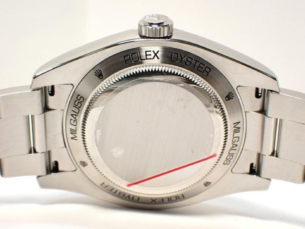ROLEX Milgauss green glass 116400GV V series '09 Mens 193492972 hannari-shop