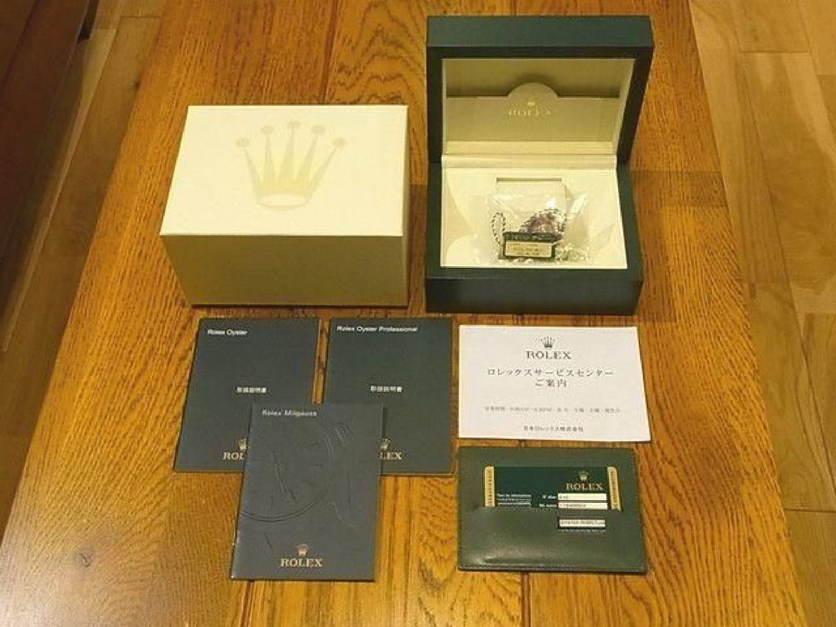 ROLEX Milgauss  black 116400GV V series protective seal unused Mens 193493885 hannari-shop