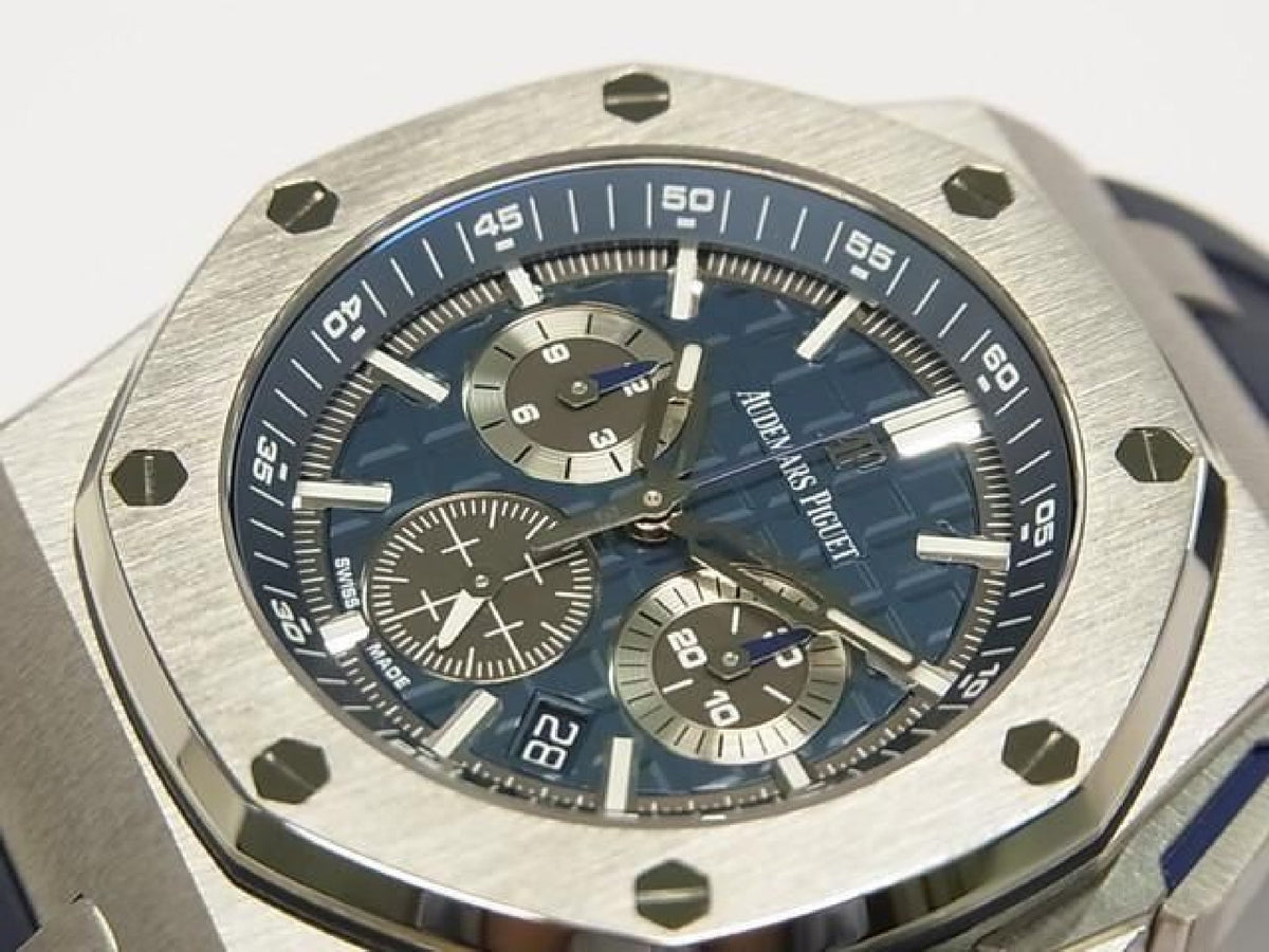 AUDEMARS PIGUET Royal Oak Offshore Chronograph 42 MM blue 26480TI Mens 193571724 hannari-shop