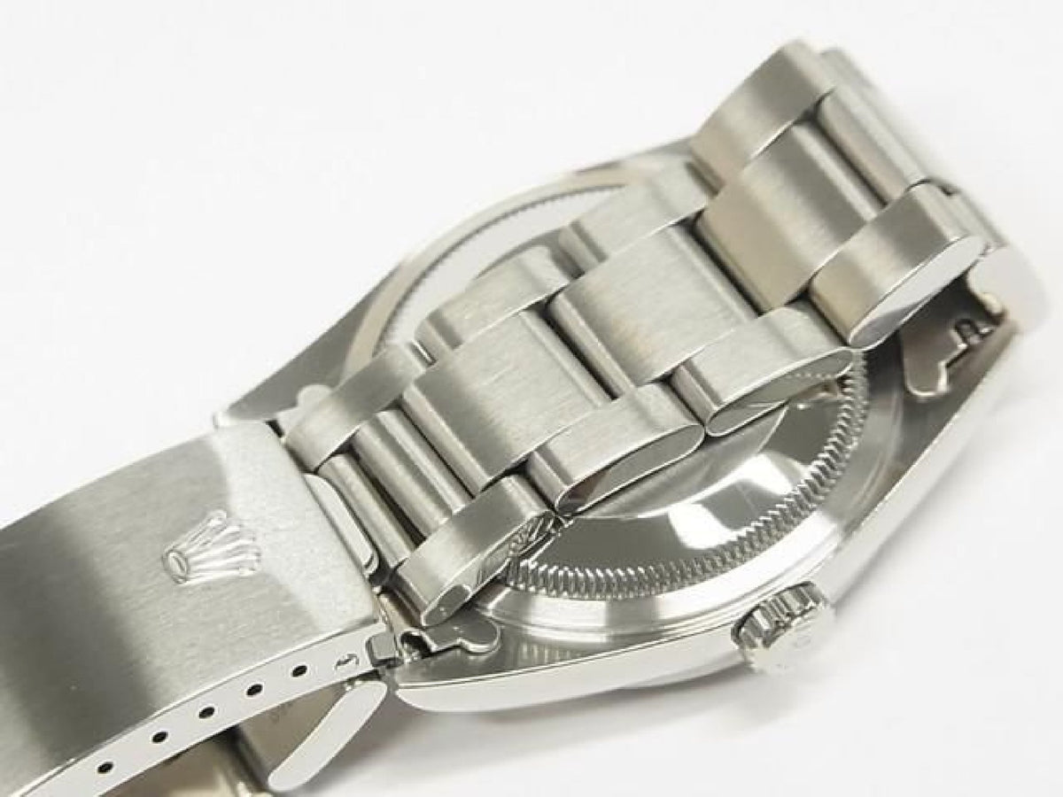 ROLEX Datejust schwarzes Zifferblatt 16200 P-Serie Herren 193793597 hannari-shop