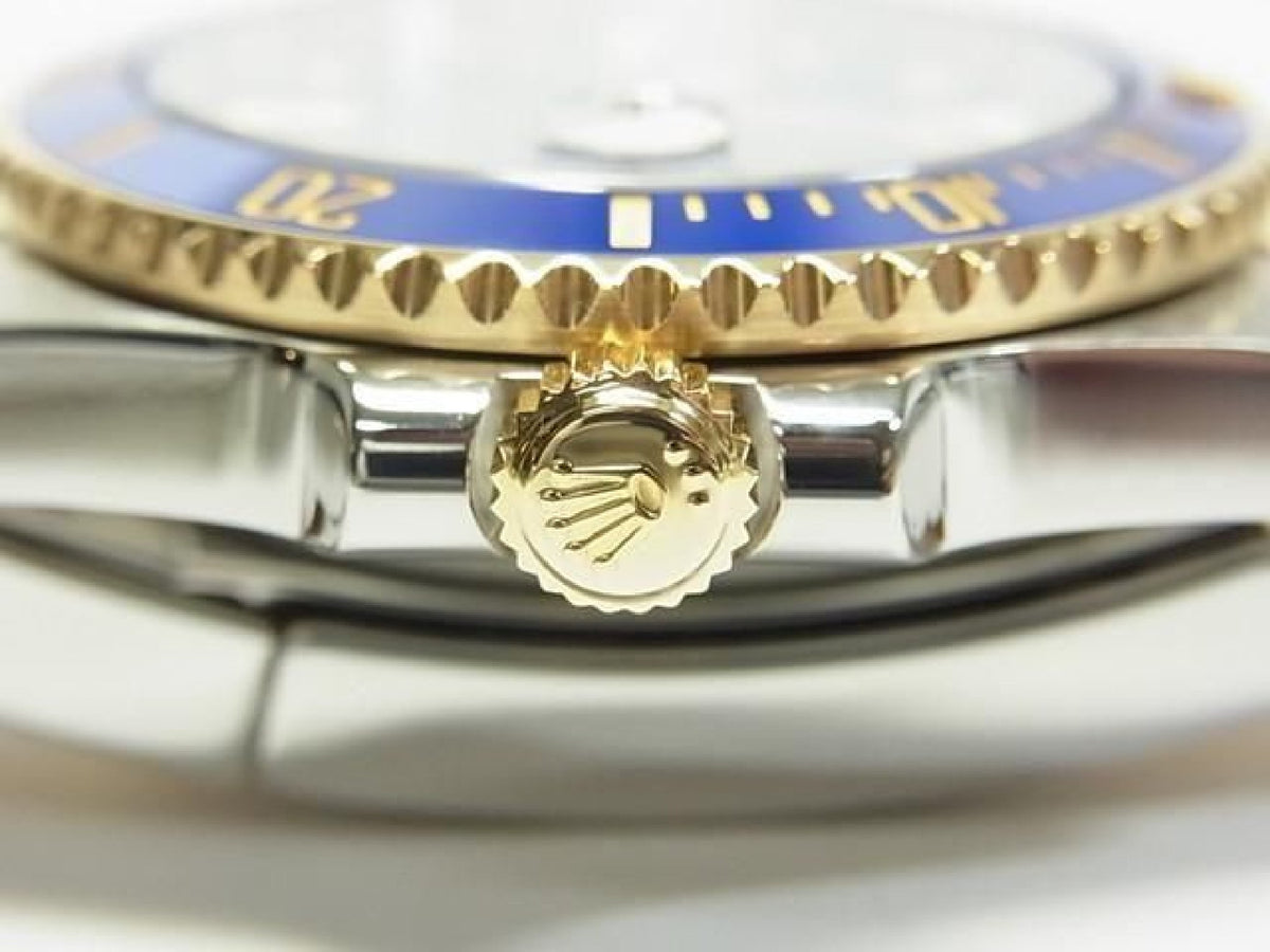 ROLEX Submariner date SS xYG blue8P diamond Ref.116613GLB Uomo 193804161 hannari-shop