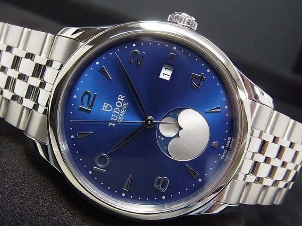TUDOR 1926 Luna blue Dial 39 MM Ref.91560 Mens 193837610 hannari-shop