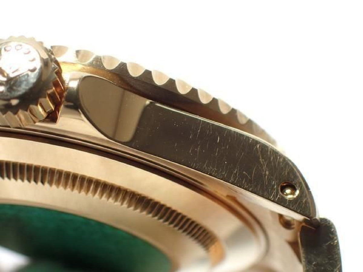 ROLEX Submariner date 18KYG cadran bleu série Y Homme 193904225 hannari-shop