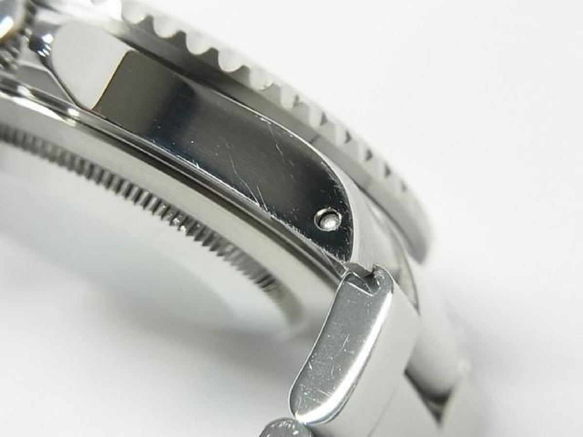 ROLEX GMT MasterII rote-blaue Lünette 16710 P-Serie schwarze Lünette Herren 193912798 hannari-shop