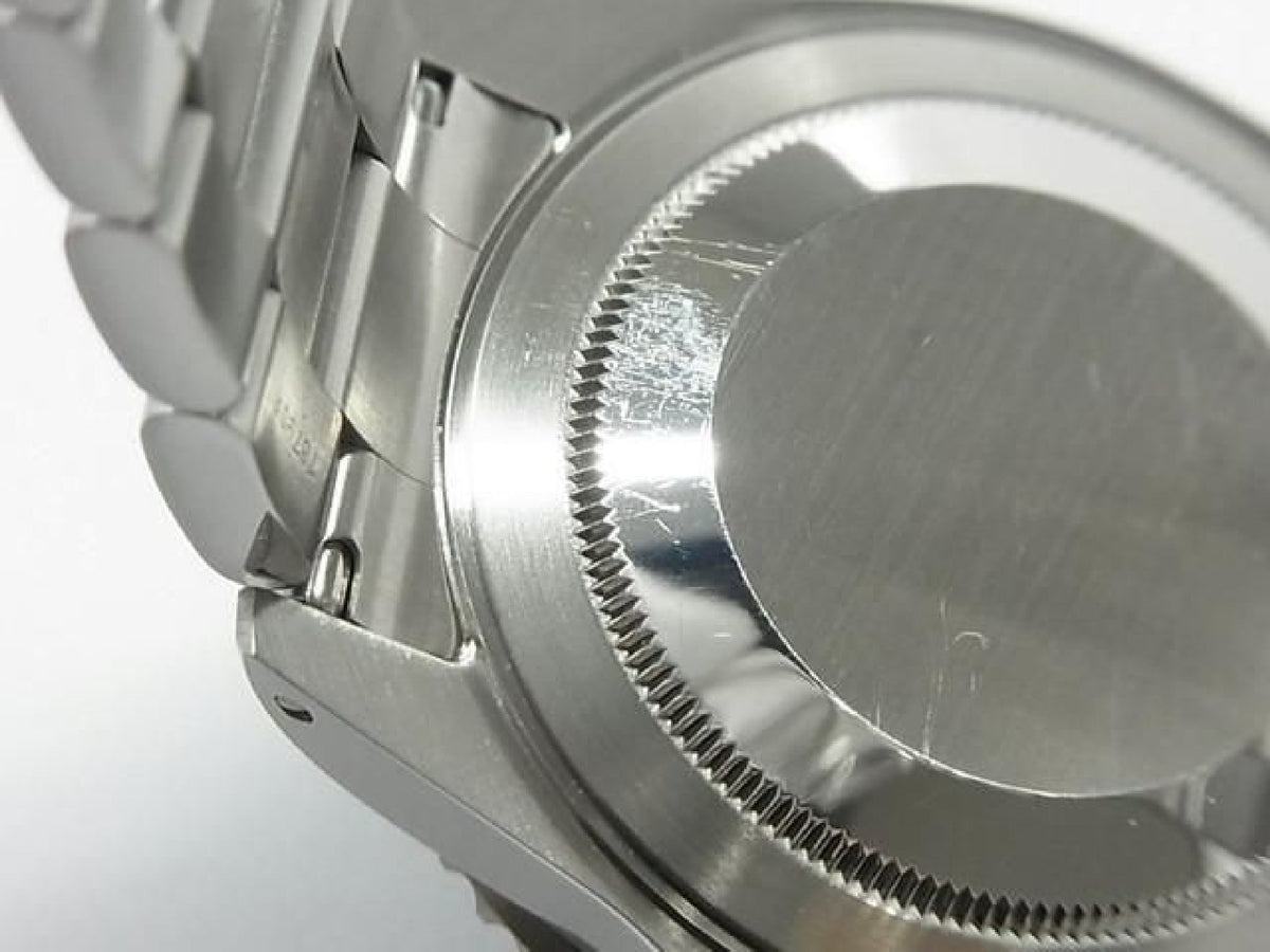 ROLEX GMT MasterII rote-blaue Lünette 16710 P-Serie schwarze Lünette Herren 193912798 hannari-shop