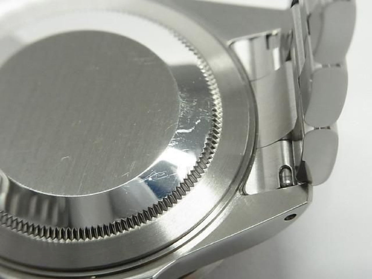 ROLEX GMT MasterII rote-blaue Lünette 16710 P-Serie schwarze Lünette Herren 193912798 hannari-shop