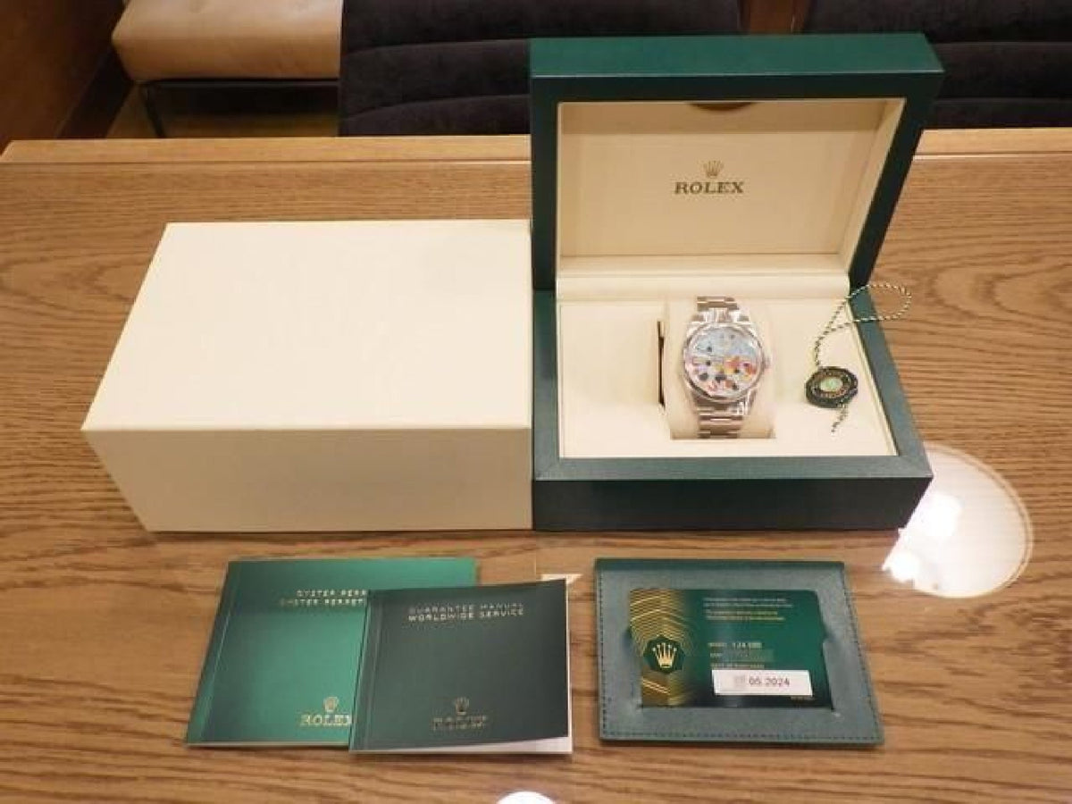 ROLEX Oyster PERPETUAL 41 Celebration-motief 124300 ongedragen heren 193929943 hannari-shop