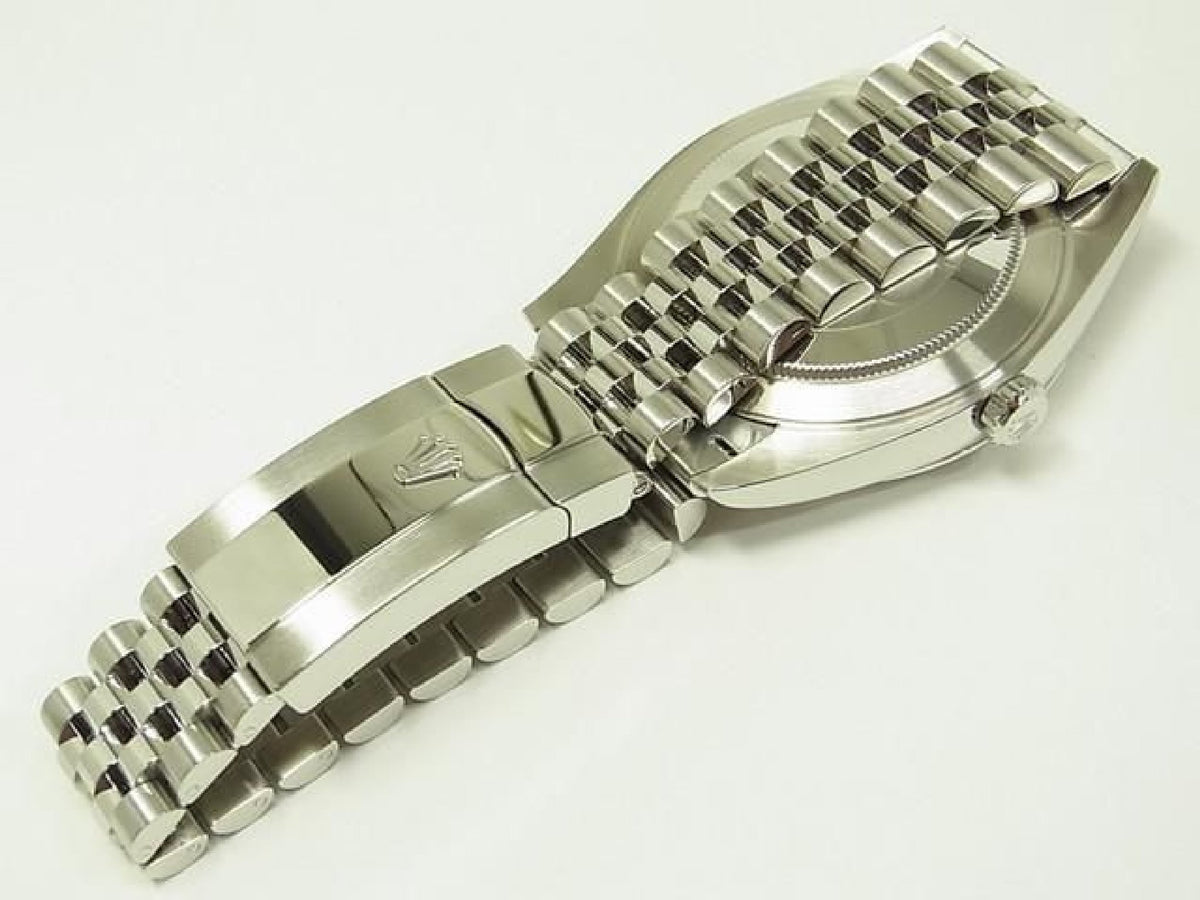 ROLEX Datejust41 blaues geriffeltes Motiv Ref.126300 Herren 194031462 hannari-shop