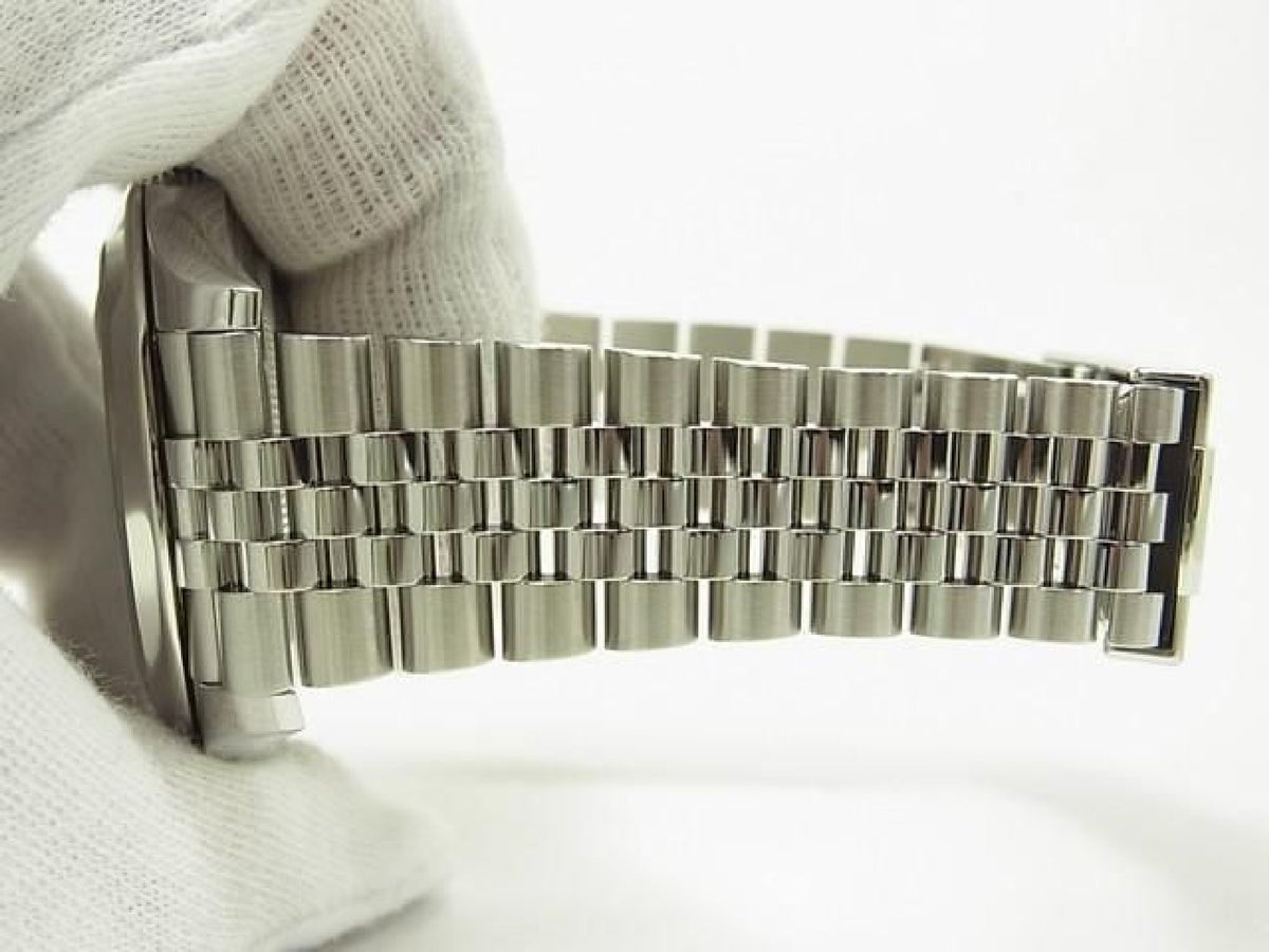 ROLEX Datejust41 blaues geriffeltes Motiv Ref.126300 Herren 194031462 hannari-shop