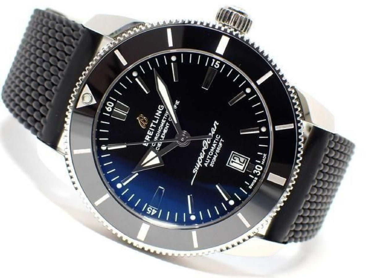 BREITLING Superocean Heritage B20 Automatic 46 black rubber+ Bracelet AB2020121B1S1 Mens 194190600 hannari-shop