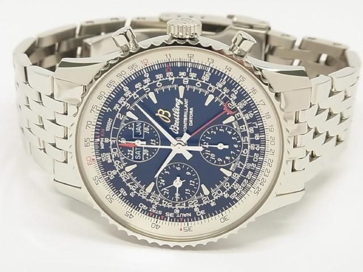 BREITLING Montbrillant Datora sort A21330 armbåndsspecifikation herre 194221755 hannari-shop