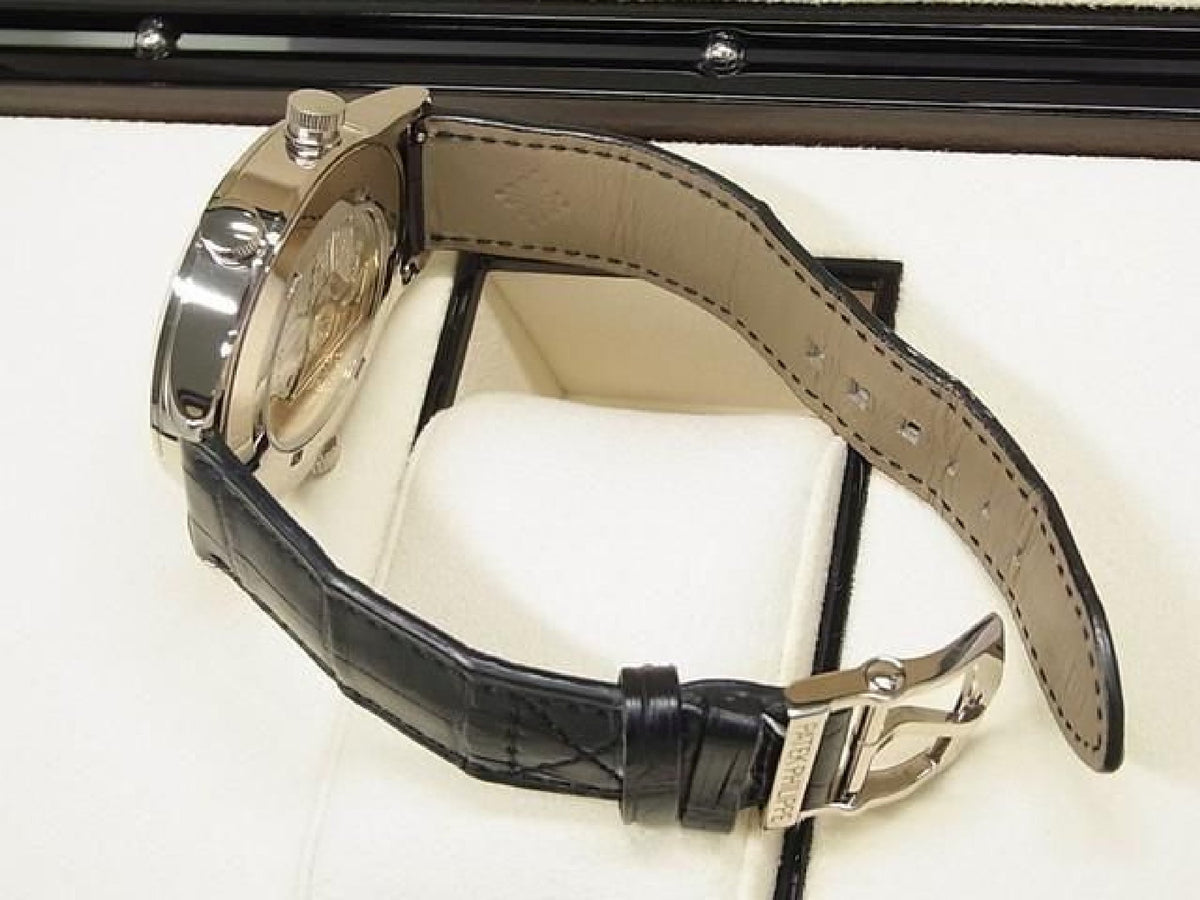 PATEK PHILIPPE Calatoraba Pilot's Travel Time 18KWG 5524G-001 Mens 194222577 hannari-shop
