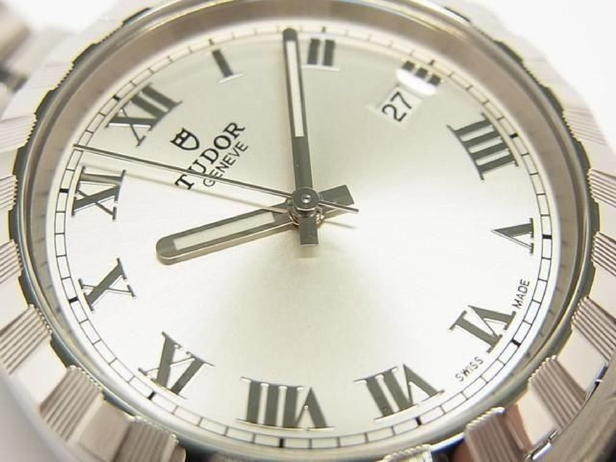 TUDOR Royal 38 MM quadrante argento 28500 Uomo 194241742 hannari-shop