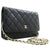 CHANEL Grained Calfskin Wallet On Chain WOC Black Shoulder Bag n96 hannari-shop