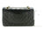 CHANEL Classic Double Flap 10" Chain Shoulder Bag Black Lambskin p76 hannari-shop