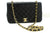 CHANEL Full Flap Chain Shoulder Bag Black Quilted Lambskin Leather p07 hannari-shop
