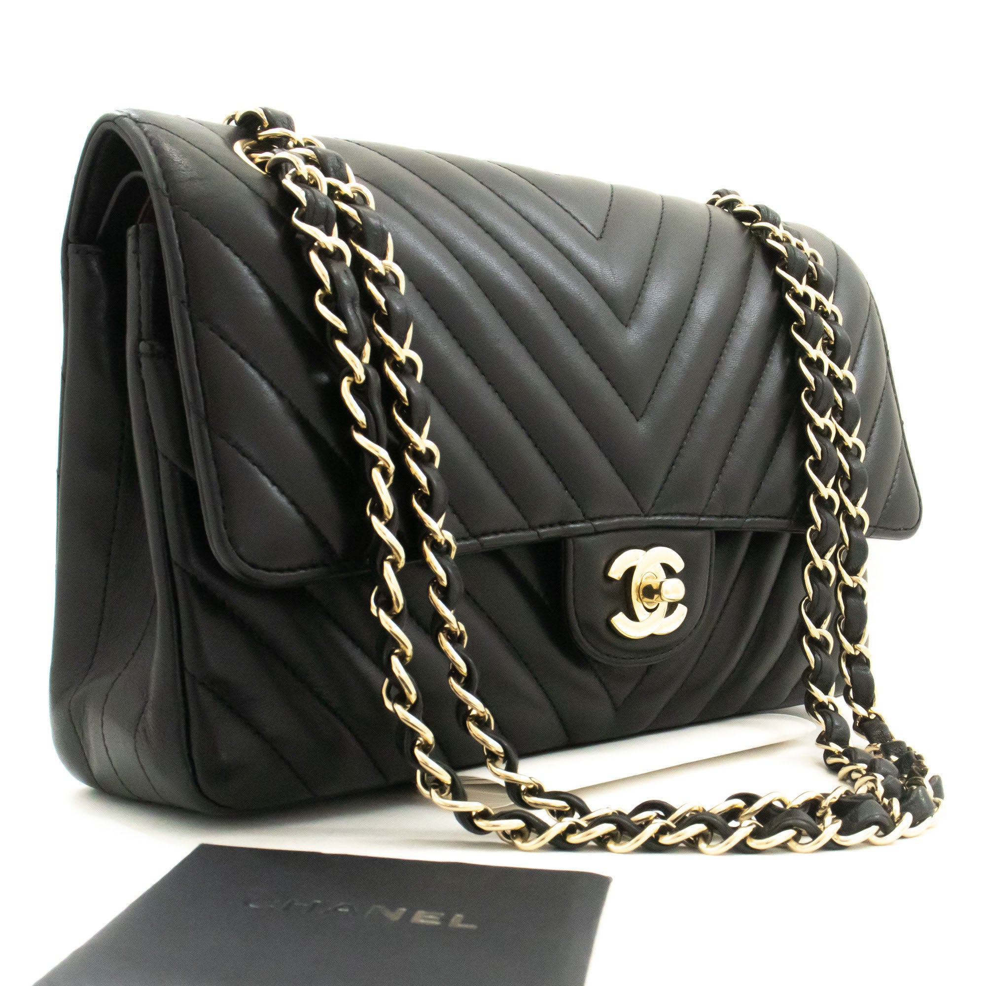 CHANEL V-Stitch Double Flap 10