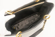 CHANEL Caviar GST 13" Grand Shopping Tote Chain Shoulder Bag Black m14
