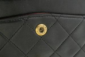 Τσάντα ώμου με αλυσίδα CHANEL Classic Double Flap 9" Μαύρο Lambskin m31