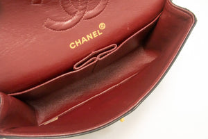 Τσάντα ώμου με αλυσίδα CHANEL Classic Double Flap 9" Μαύρο Lambskin m31