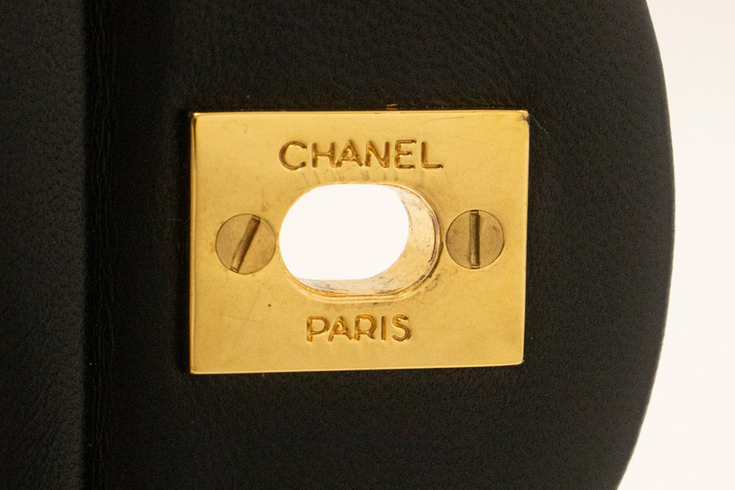 Sac à bandoulière CHANEL Classic Double Flap 10" à chaîne en agneau noir am1 hannari-shop