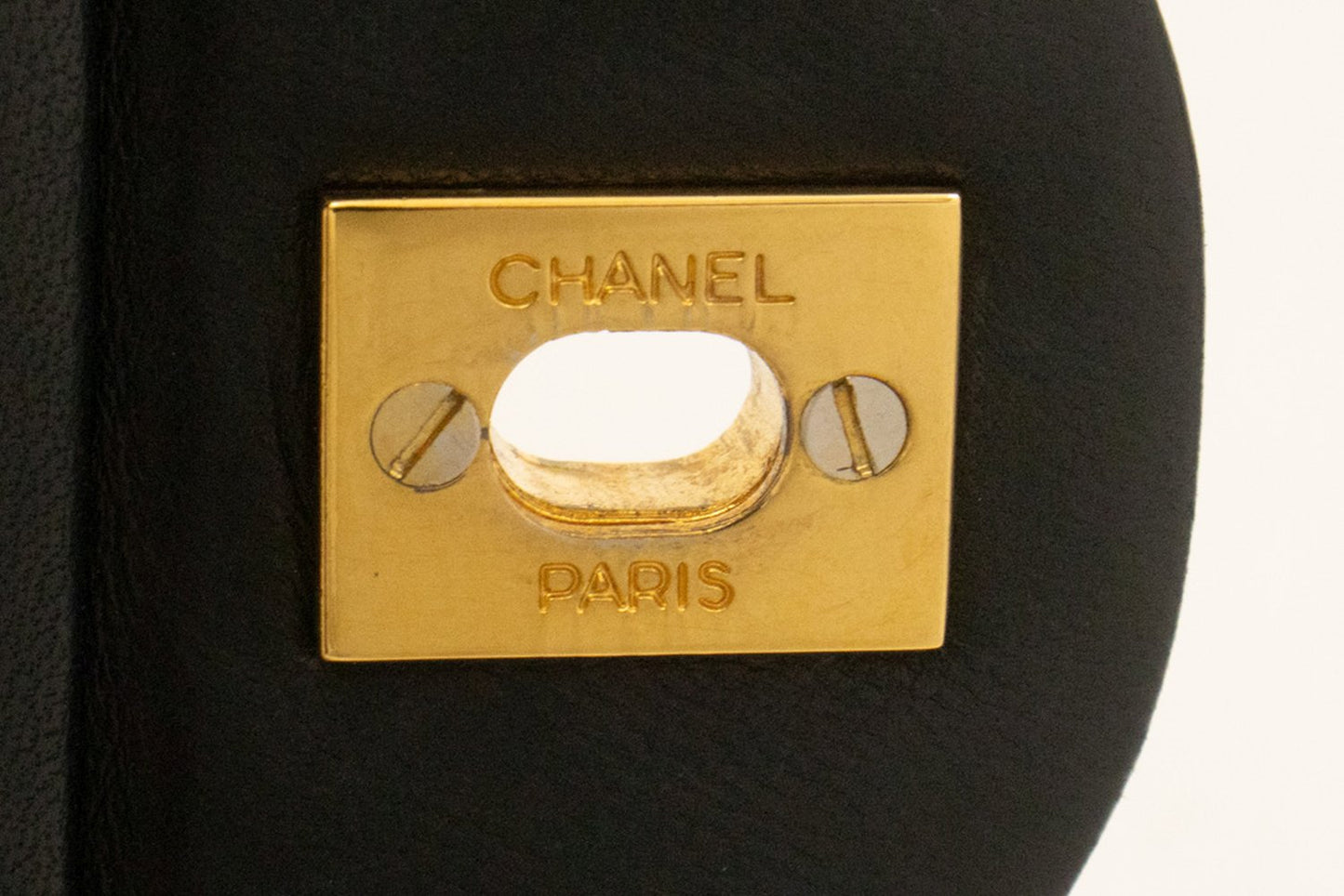 Sac à bandoulière CHANEL Classic Double Flap 10" avec chaîne, cuir d'agneau noir am3 hannari-shop