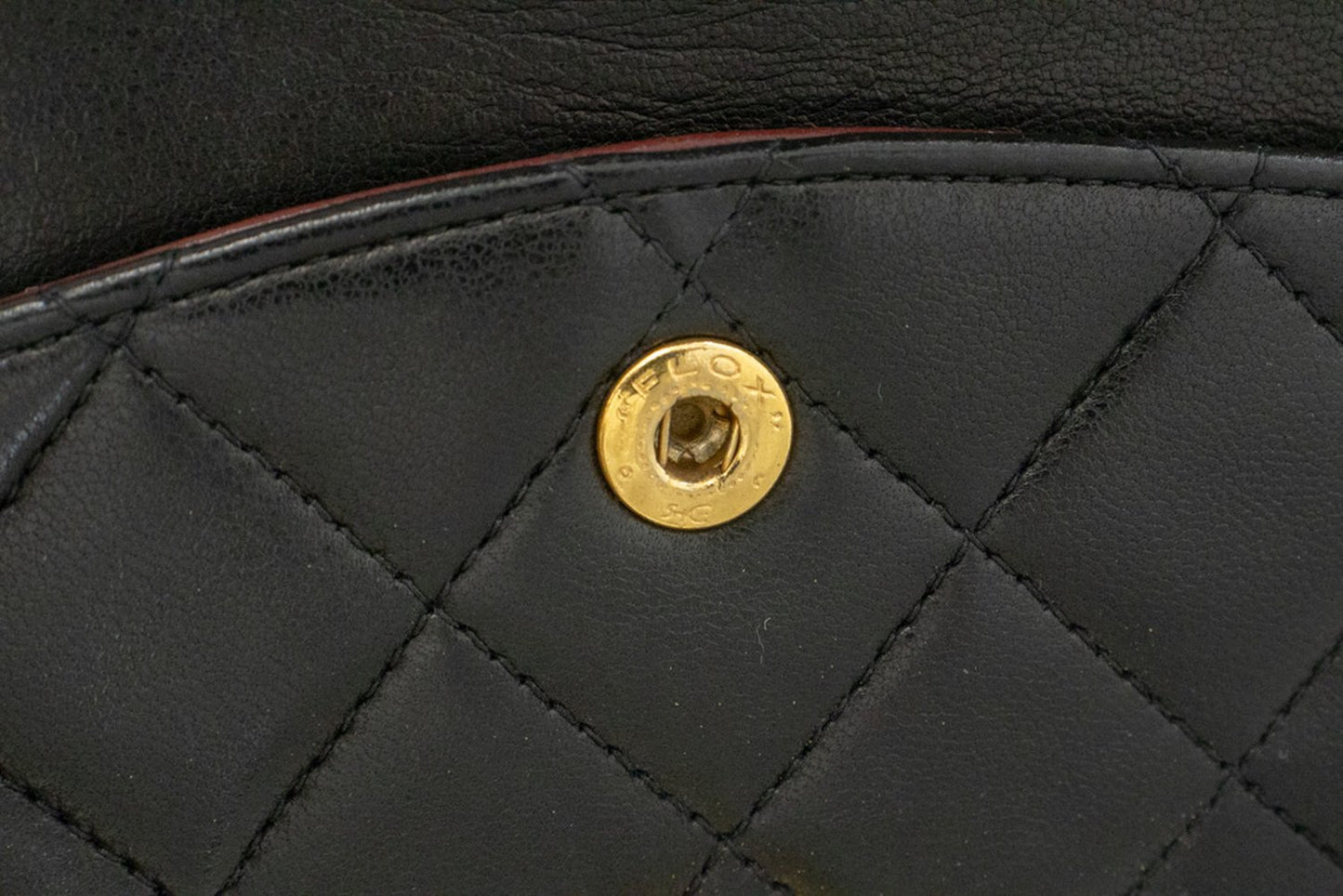 Sac à bandoulière CHANEL Classic Double Flap 10" avec chaîne, cuir d'agneau noir am3 hannari-shop