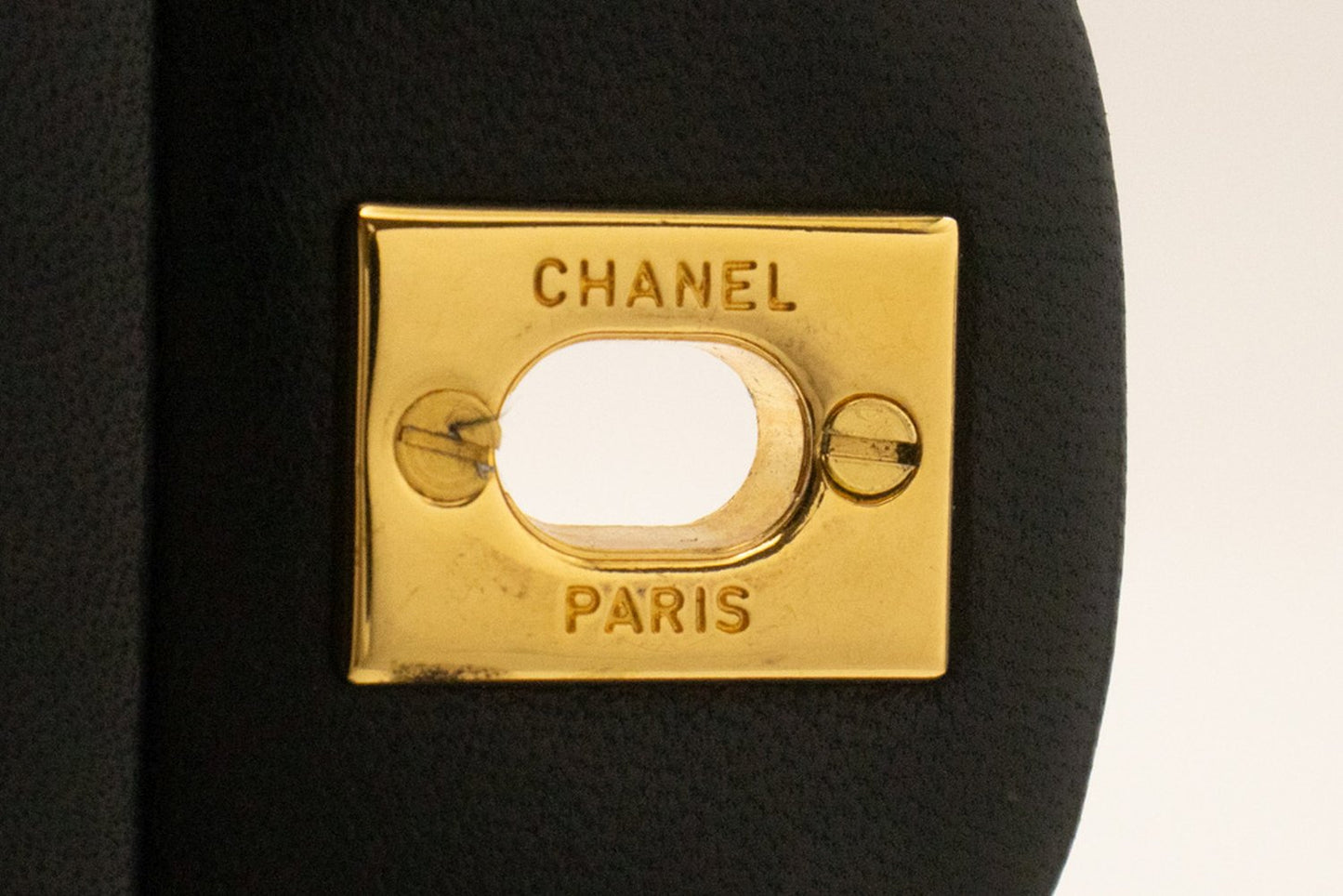 CHANEL Classic Double Flap 10" kæde skuldertaske i sort lammeskind ak9 hannari-shop