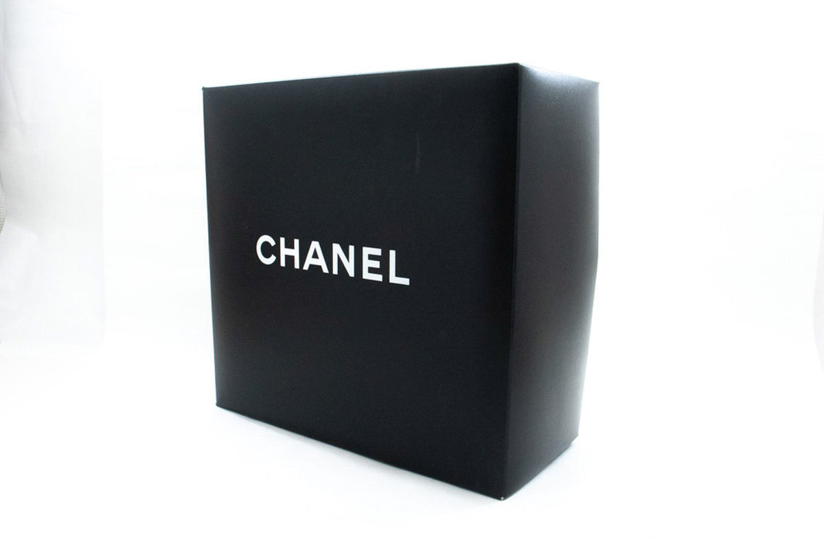 CHANEL Lamskin Handbag Top Handle Small Bag Kelly Black Flap an2 hannari-shop