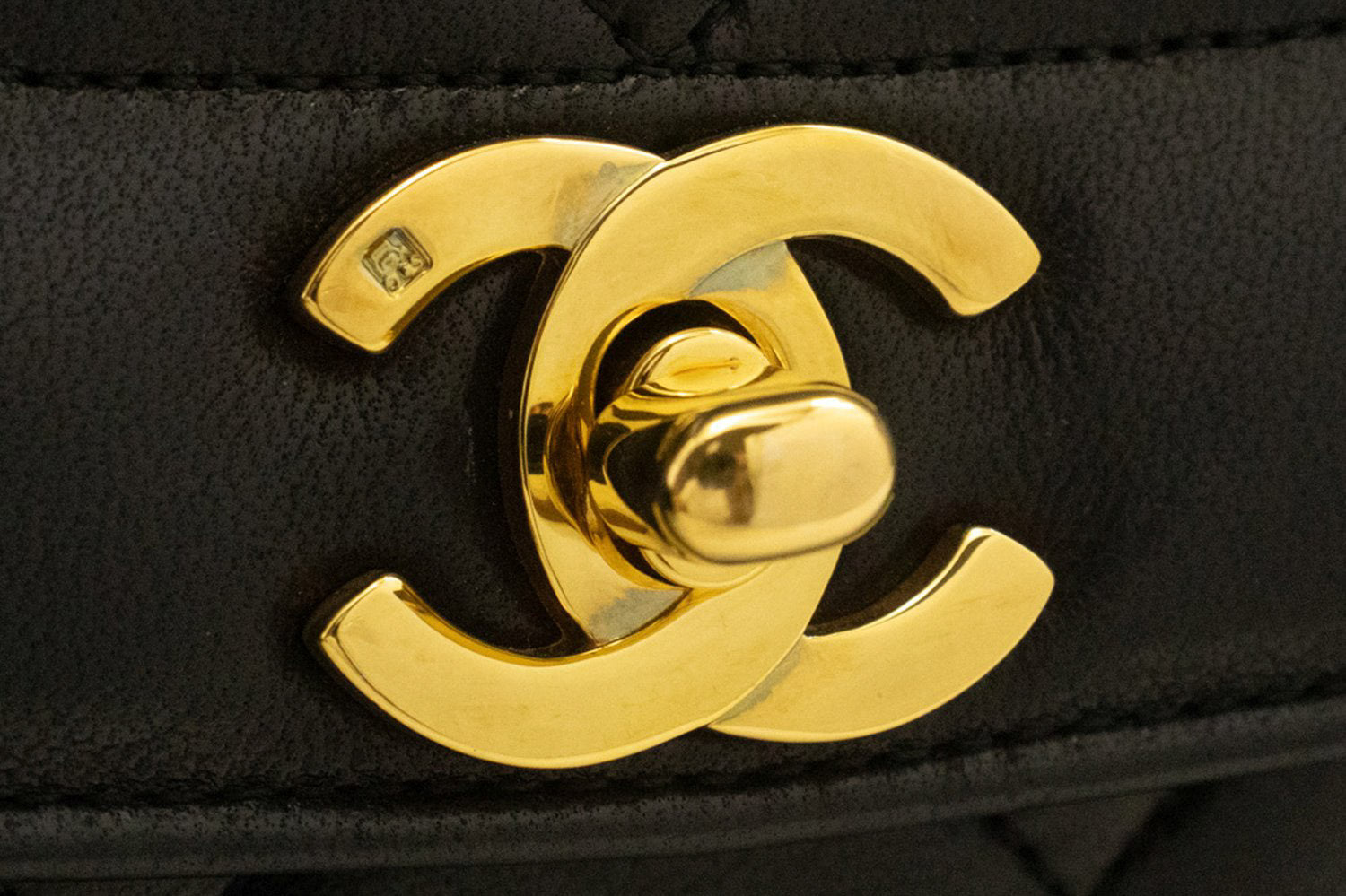 CHANEL Diana Flap Chain Shoulder Bag Black Quilted Lambskin am8 hannari-shop