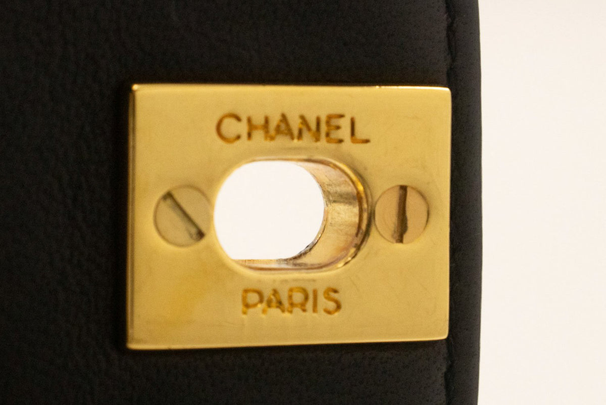 CHANEL Diana Flap Chain Shoulder Bag Black Quilted Lambskin am8 hannari-shop