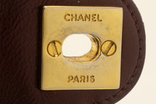 CHANEL Mini schoudertas met kleine ketting Crossbody Zwart gewatteerde klep m45