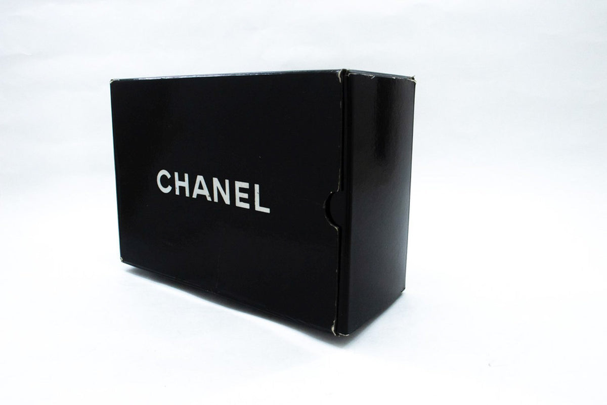 CHANEL Mini Square Small Chain Shoulder Bag Crossbody Black Purse ao3 hannari-shop