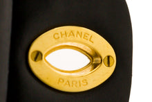 CHANEL Jumbo 13" Maxi 2.55 Flap Chain Shoulder Bag Black Lambskin d68