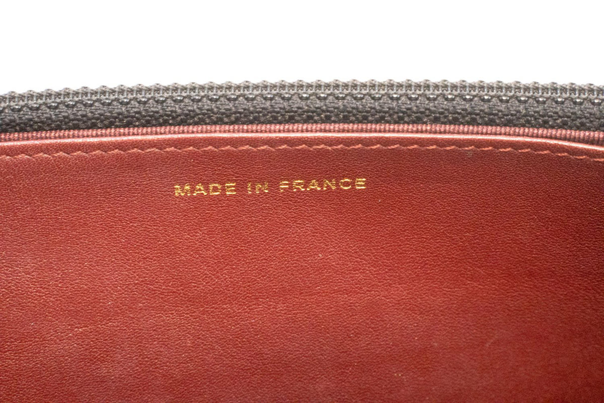 CHANEL جلد العجل المحبب Wallet On Chain WOC حقيبة كتف سوداء ap1 hannari-shop