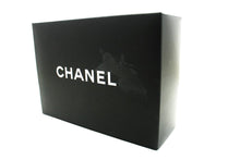 CHANEL Classic Double Flap 10" Chain Shoulder Bag Black Lambskin m52 hannari-shop