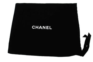 CHANEL Classic Double Flap 10" Chain Shoulder Bag Black Lambskin m97 hannari-shop