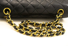 CHANEL Vintage Classic Double Flap Small Chain Shoulder Bag Black m92 hannari-shop