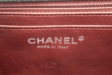 CHANEL Classic Large 11" Chain Shoulder Bag Flap Black Lambskin j42
