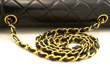 CHANEL Diana Flap Chain Shoulder Bag Black Quilted Lambskin Purse n74 hannari-shop